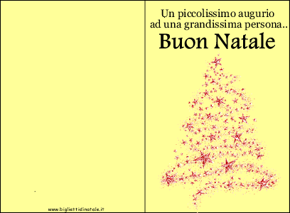 Biglietti di Natale maxi albero