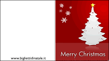 Biglietto di Natale mini