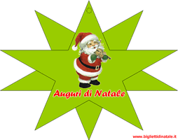 Biglietto auguri Natale